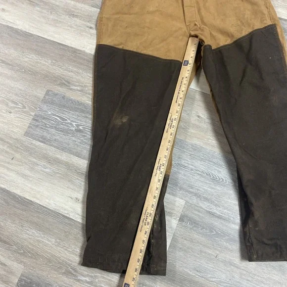 Vintage tg Pointer Brand‎ Short Bib Overalls Workwear Hunting Brush Pants Large